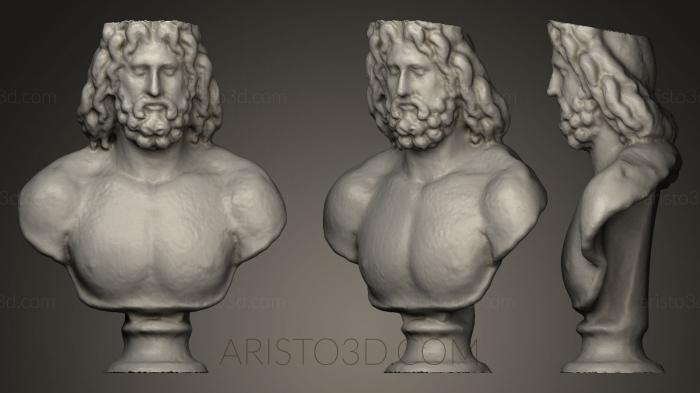 Busts and heads antique and historical (BUSTA_0184) 3D model for CNC machine